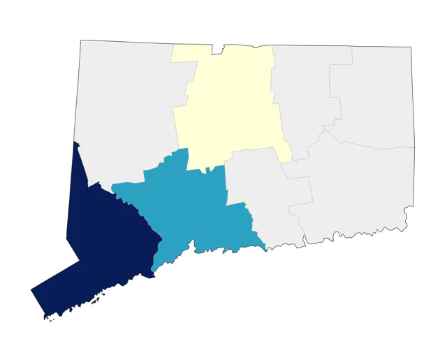 Bell's Vireo county map