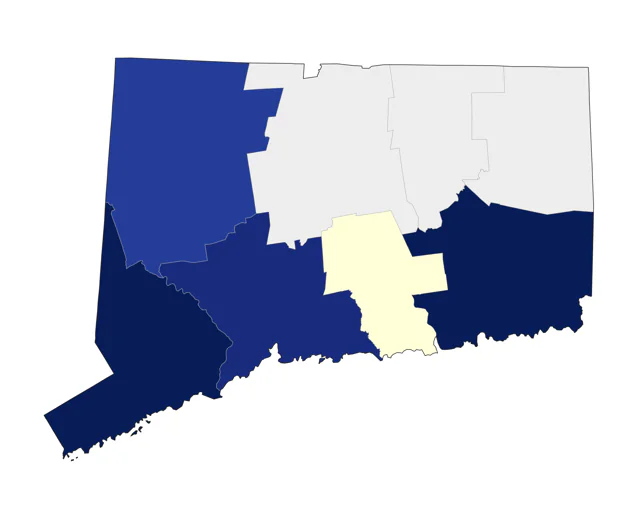 Black-legged Kittiwake county map
