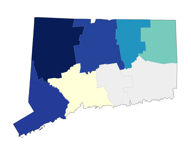 Bohemian Waxwing county map