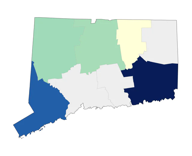 Boreal Chickadee county map