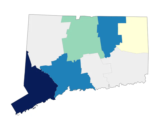 Budgerigar county map