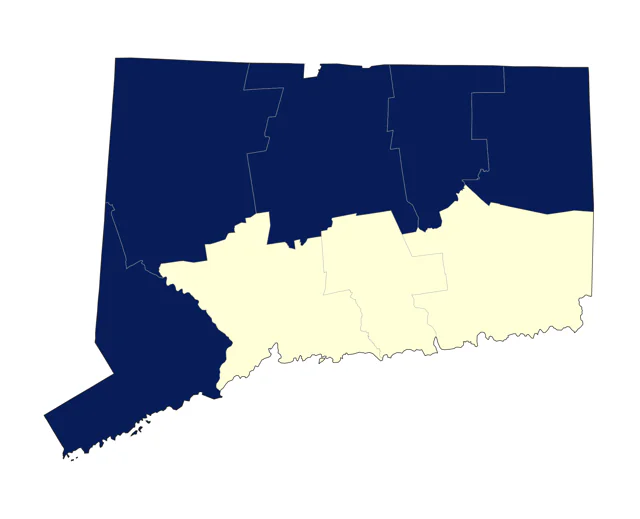Evening Grosbeak county map
