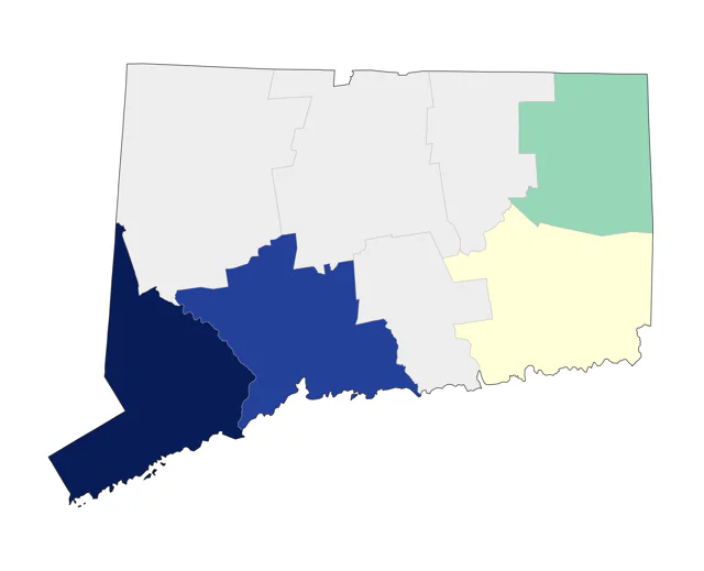 Franklin's Gull county map