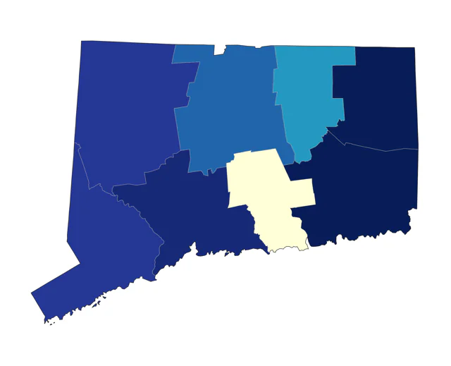 Golden-winged Warbler county map