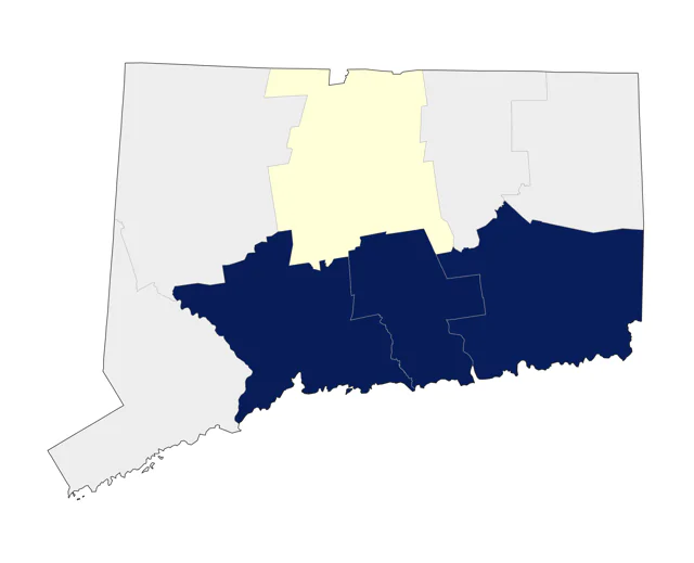 Great Shearwater county map