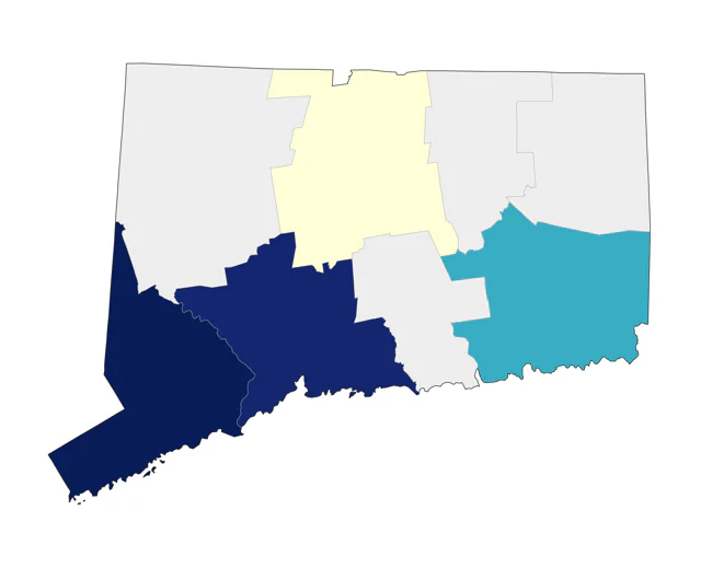 Harris's Sparrow county map