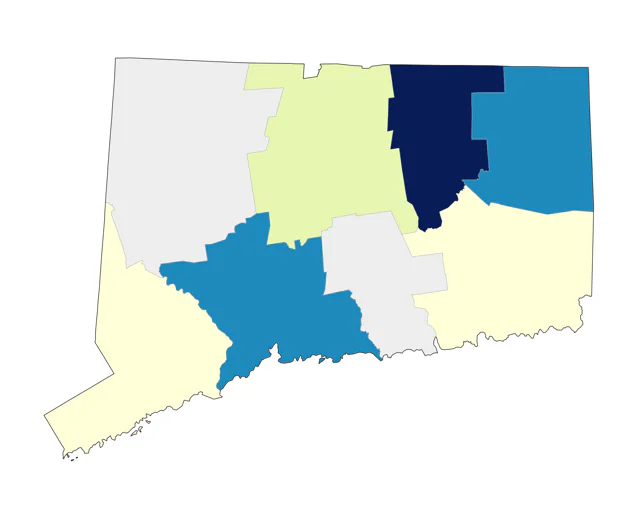 Helmeted Guineafowl county map