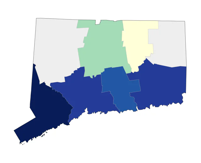 Henslow's Sparrow county map