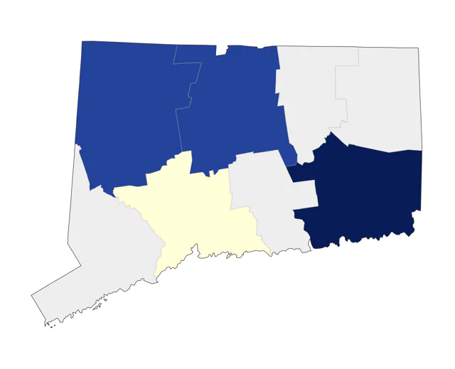 Hermit Warbler county map