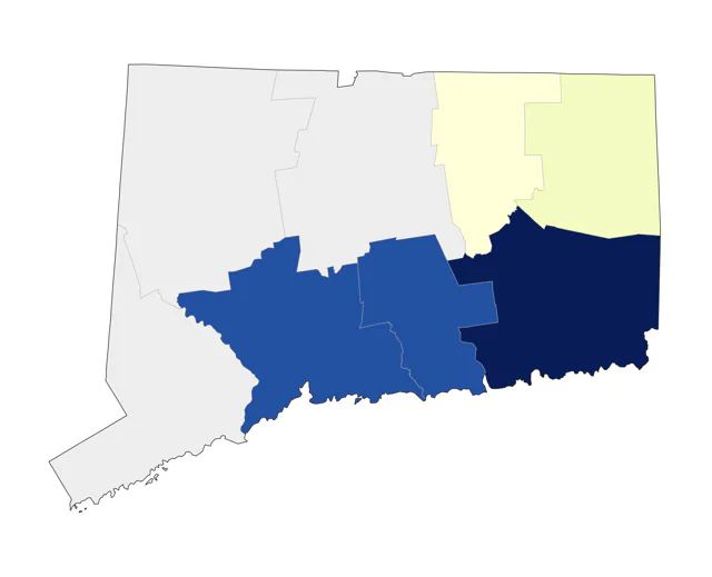 Indian Peafowl county map