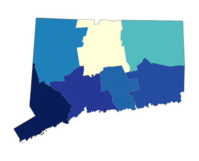King Rail county map