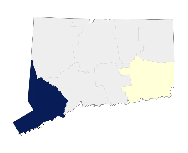 Little Egret county map