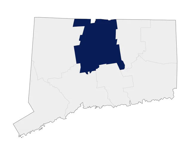 Northern Red Bishop county map