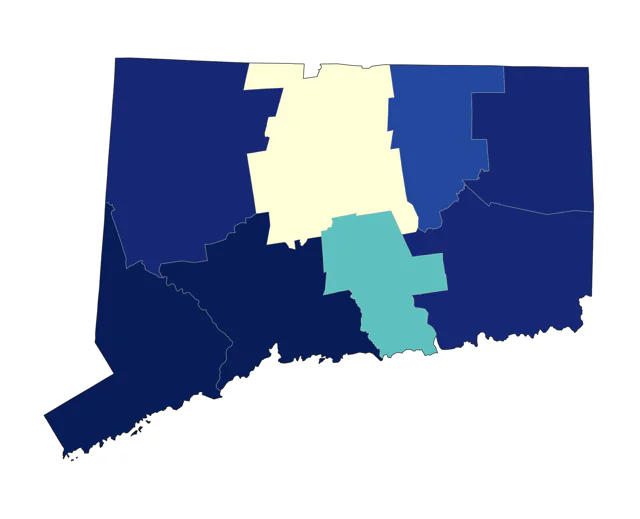 Prothonotary Warbler county map