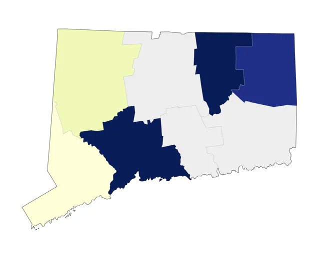 Red Junglefowl county map