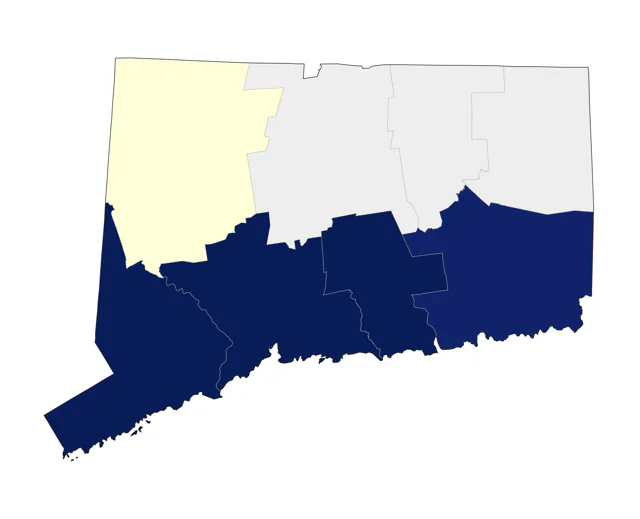 Red Knot county map