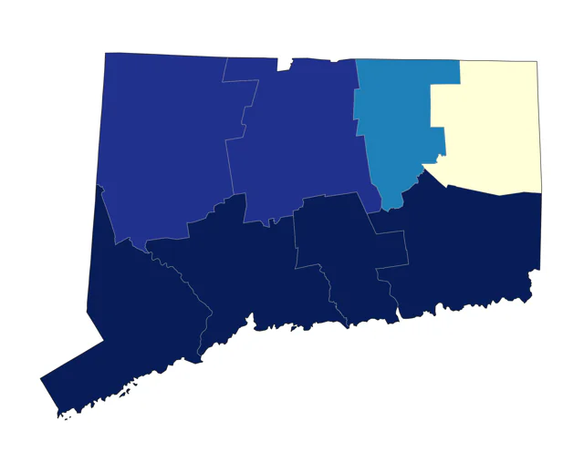 Red-throated Loon county map