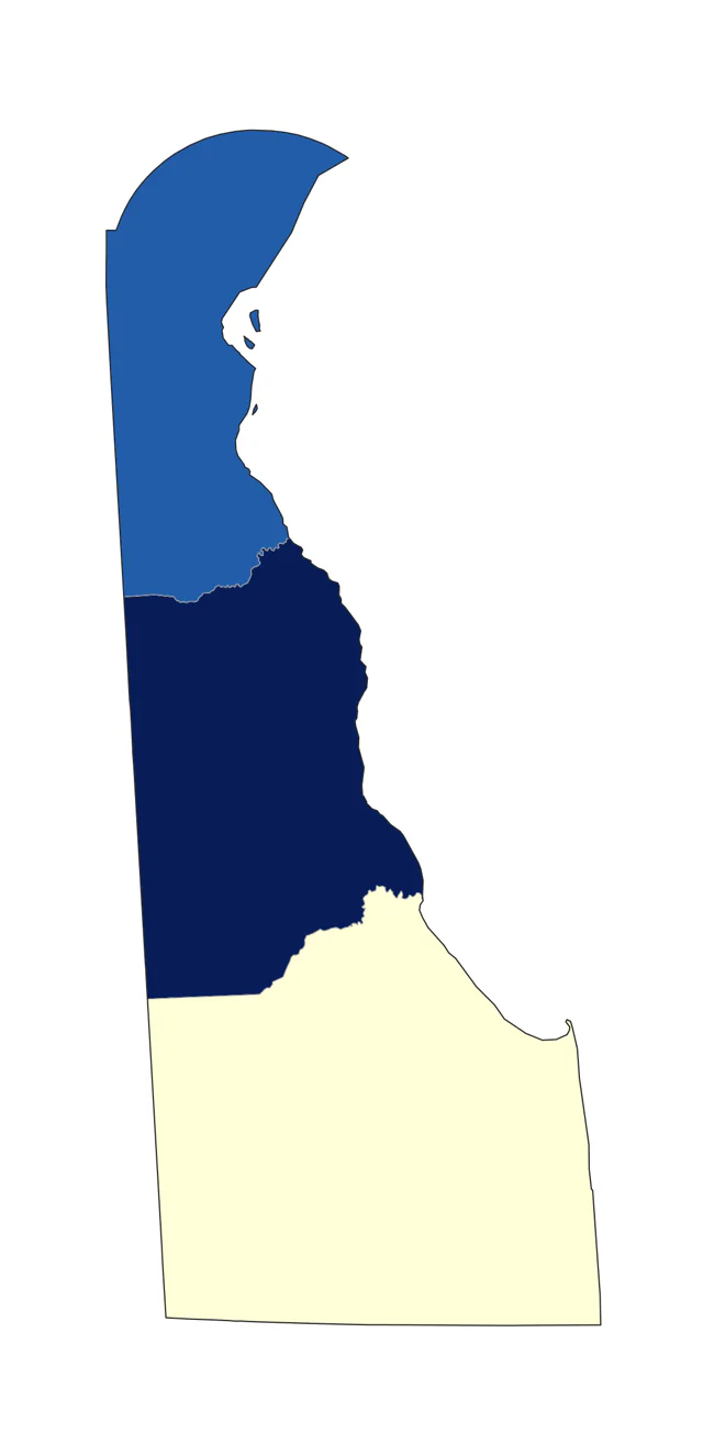 Baird's Sandpiper county map