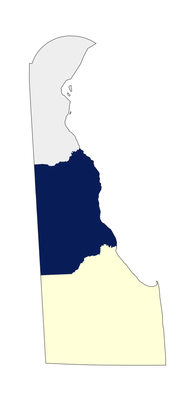 Gray Kingbird county map