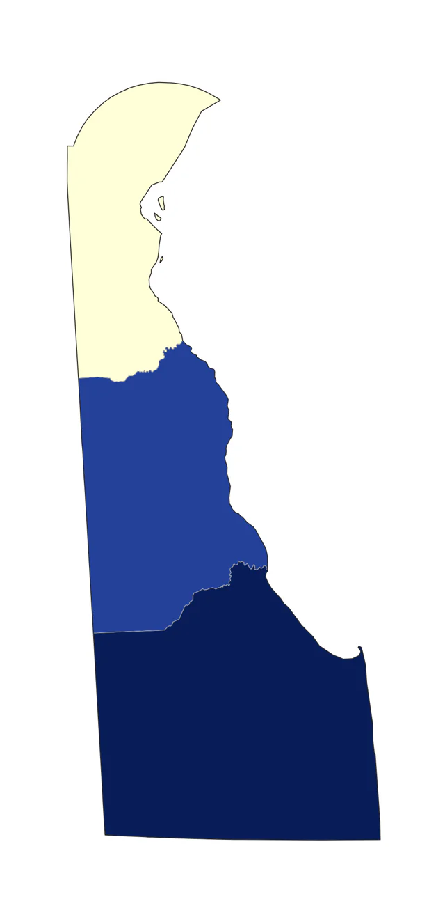 Harlequin Duck county map