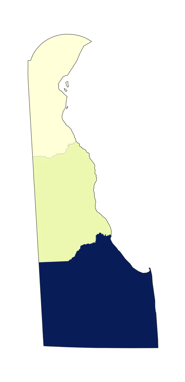 Loggerhead Shrike county map