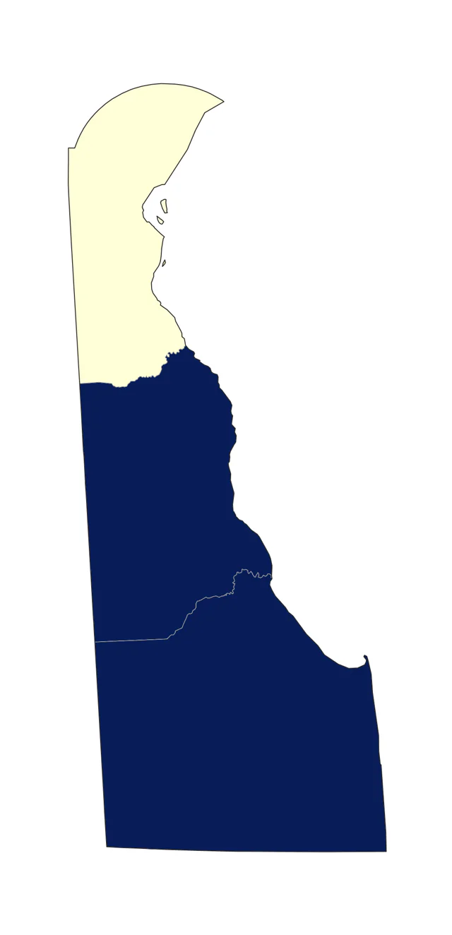 Long-billed Dowitcher county map