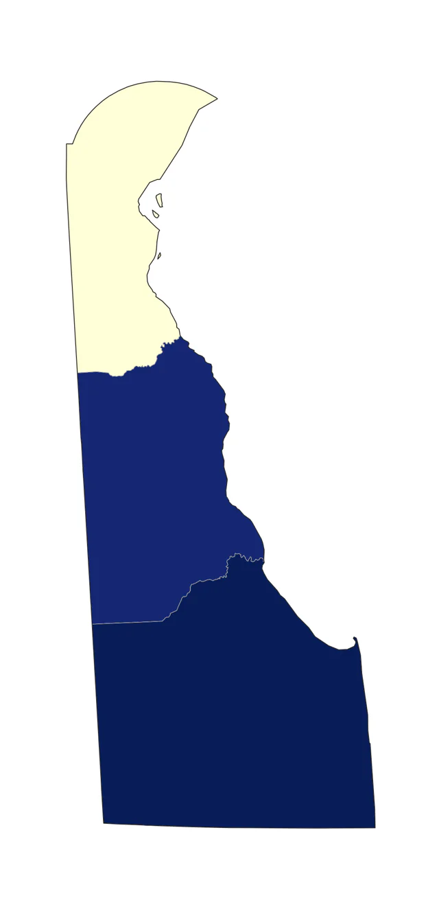 Scissor-tailed Flycatcher county map
