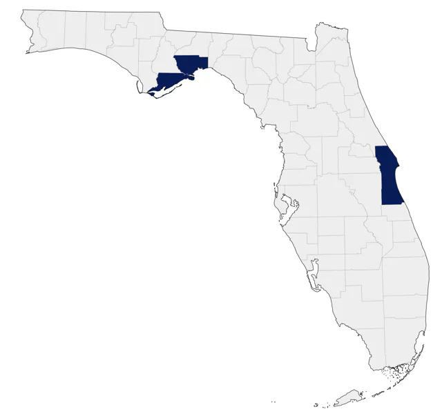 Black Rail county map