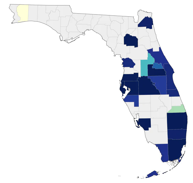 Black Swan county map