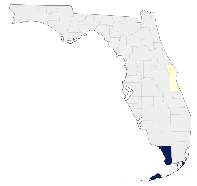 Black-tailed Godwit county map