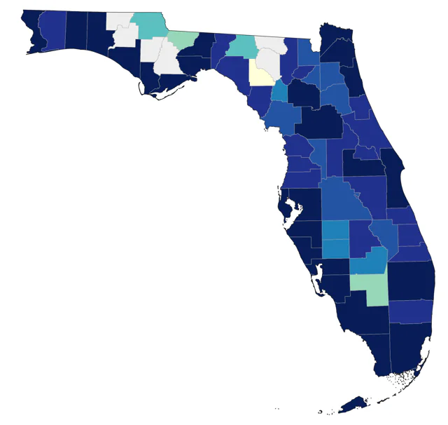 Black Tern county map