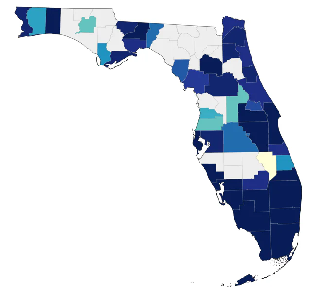 Cave Swallow county map