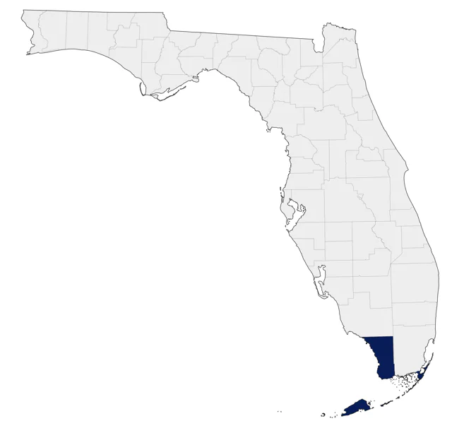 Cuban Martin county map