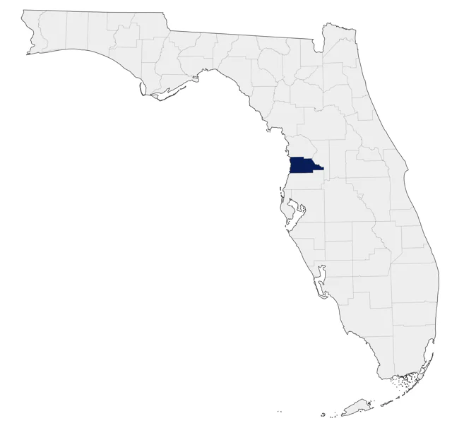 Double-toothed Kite county map