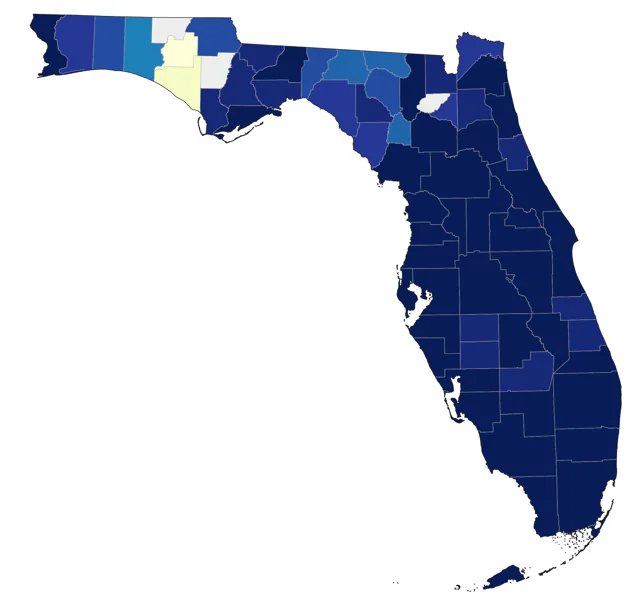 Eastern Whip-poor-will county map