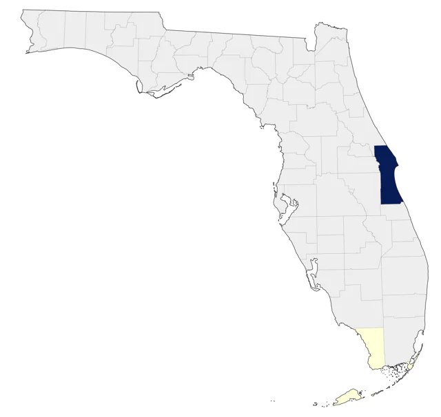 Golden-crowned Sparrow county map