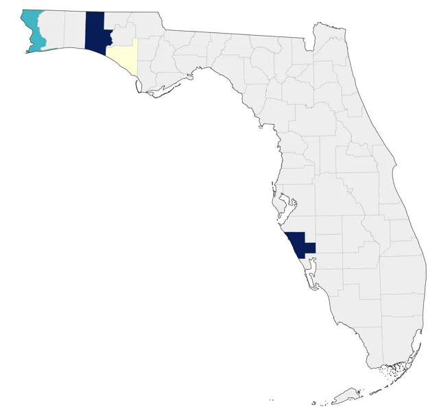 Gray Gull county map
