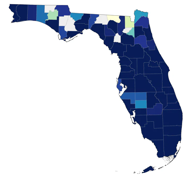 King Rail county map