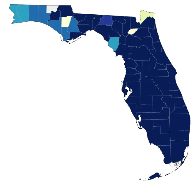 Limpkin county map
