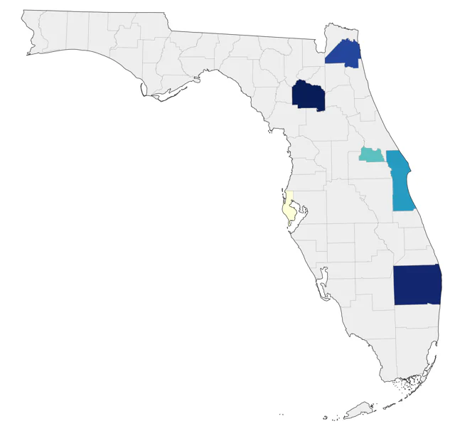 Little Gull county map