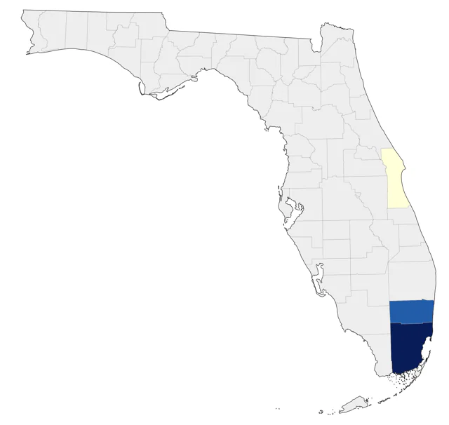 Mealy Amazon county map