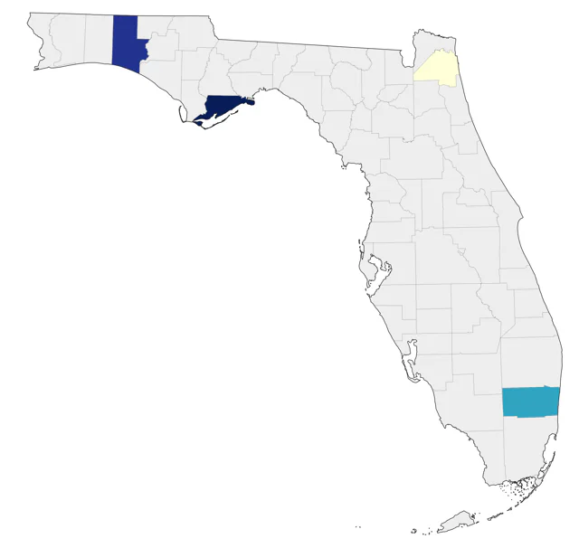 Northern Saw-whet Owl county map
