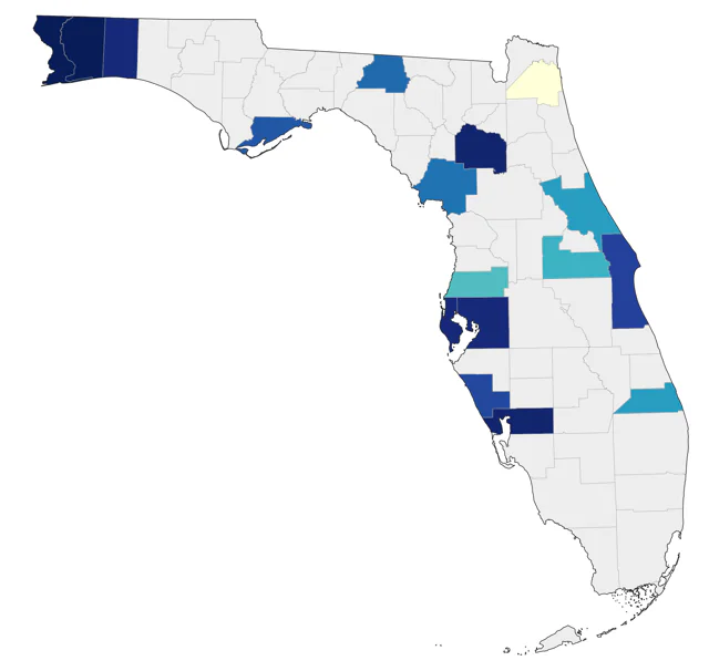 Pacific Loon county map