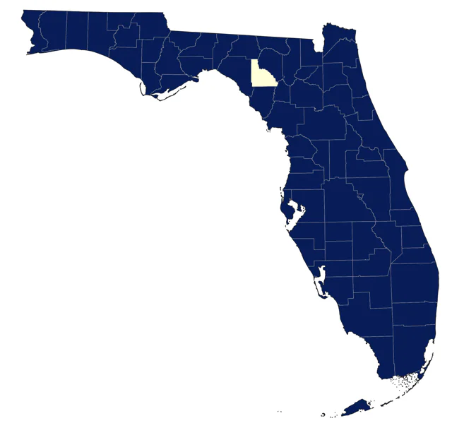 Purple Martin county map