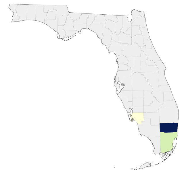 Red-crested Pochard county map