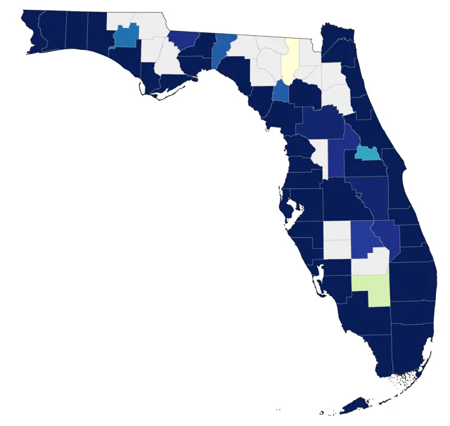 Sanderling county map