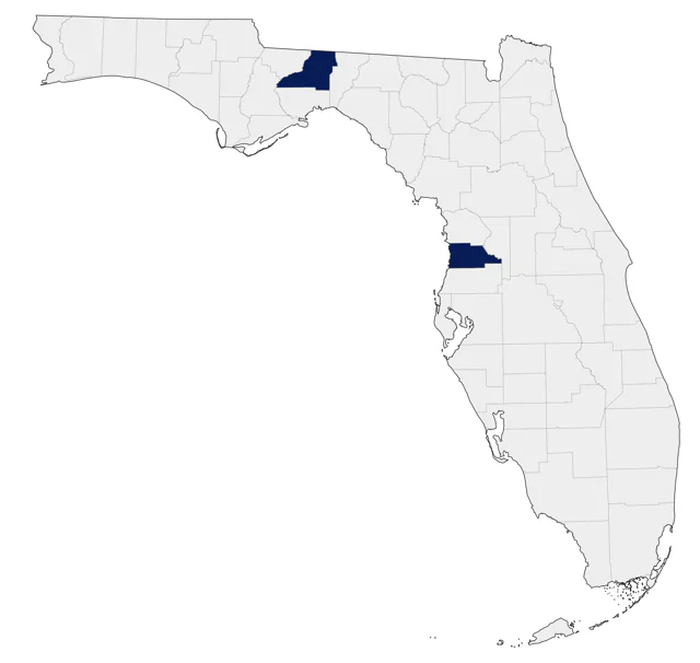 Scott's Oriole county map