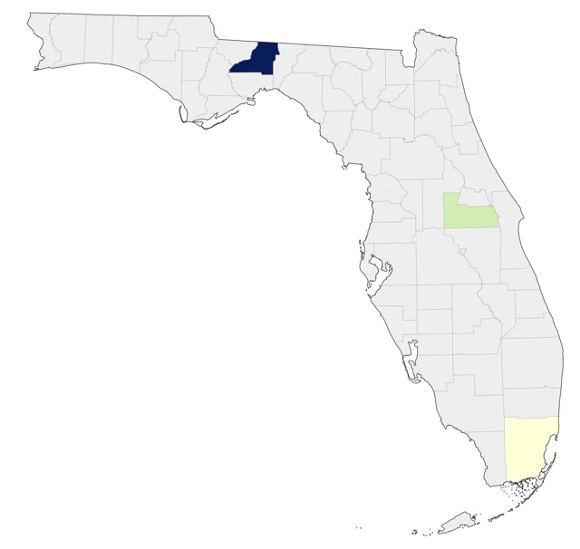 Sharp-tailed Sandpiper county map