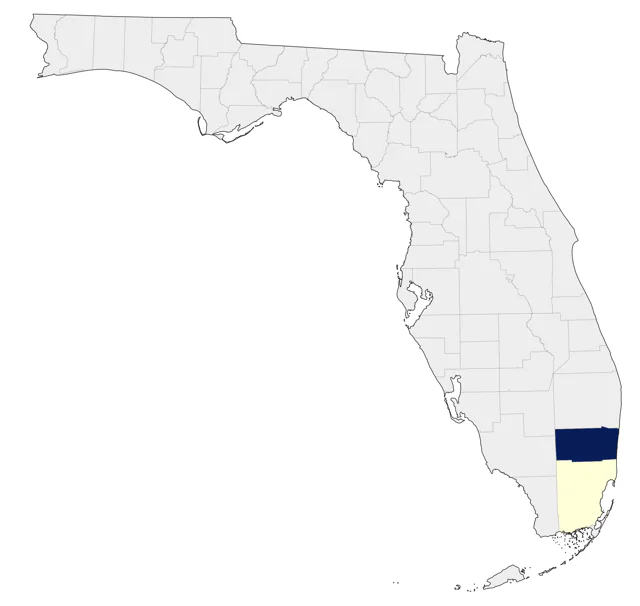 Superb Starling county map