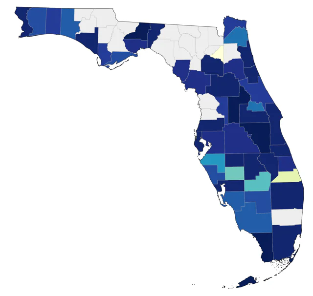 Upland Sandpiper county map